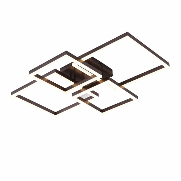 Remote LED Ceiling Light Modern Lighting Fixture Hanging Lamp Dimming