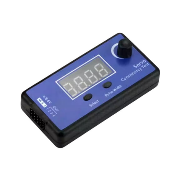 Remote Model Testing Tool Digital Servo Tester ESC Consistency Checker For Helicopters Car Airplanes 4.8V- 6V Voltages