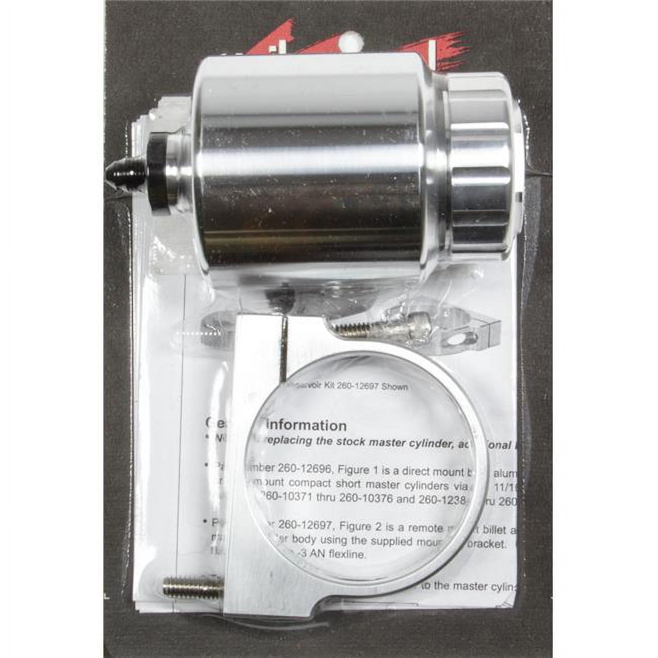 Wilwood Remote Mount Billet Aluminum  Reservoir