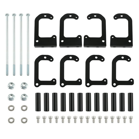 Remote Mount Coil Relocation Brackets Bolts Kit for LS Swap Truck D585 Coils
