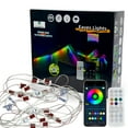 thumbnail image 1 of Remote Outdoor LED Smart Lights, RGBIC Permanent Outdoor Lights APP/ Voice Control, for Christmas, Halloween, Party, 100ft, 1 of 7
