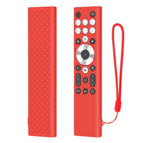 Remote Protective Case for Hisense ERF6A80 ERF6G80H ERF6F80H for Hisense Class A7 U8 Series 4K TV Remote Silicone Cover Sleeve Anti-Slip Soft Skin Protector with Lanyard
