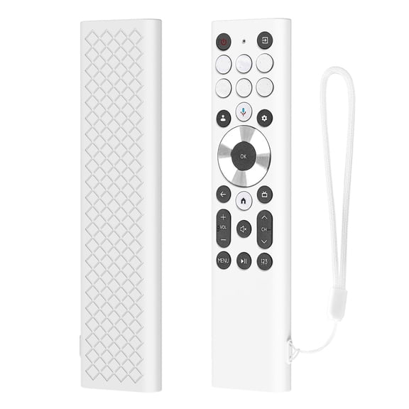 Remote Protective Case for Hisense ERF6A80 ERF6G80H ERF6F80H for Hisense Class A7 U8 Series 4K TV Remote Silicone Cover Sleeve Anti-Slip Soft Skin Protector with Lanyard