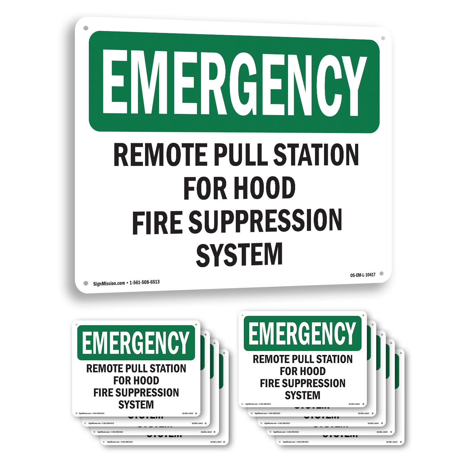 Remote Pull Station For Hood Fire Suppression OSHA Emergency Rigid ...
