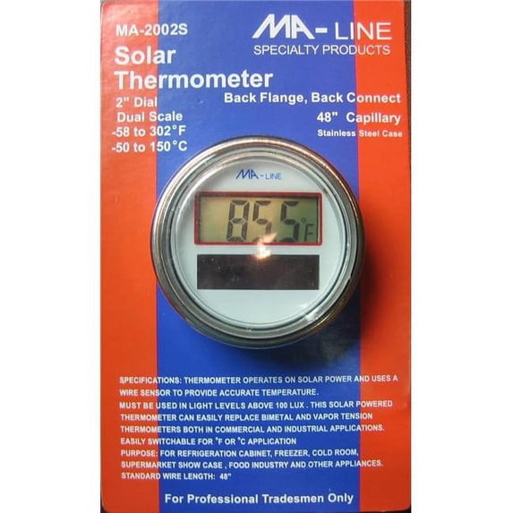 Remote Reading Solar Thermometer