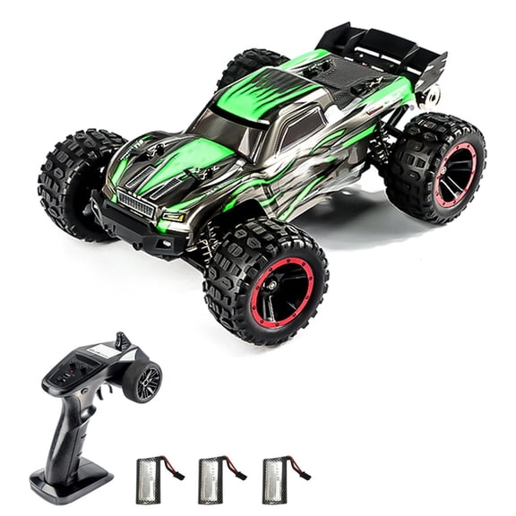 Remote Remote Control Car, 1:14 4WD 2.4GHz Remote Control Truck 75km/h High-Speed Vehicle Toy With Brushless Motor 3 Battery