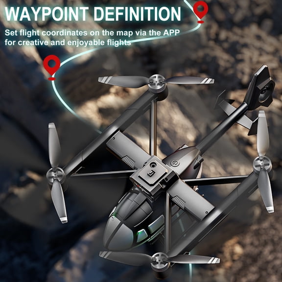 Remote Remote Control Quadcopter Remote Control Helicopter With Dual Camera 720P Five Sided Obstacle Avoidance Optical  Hovering Brushless Motor