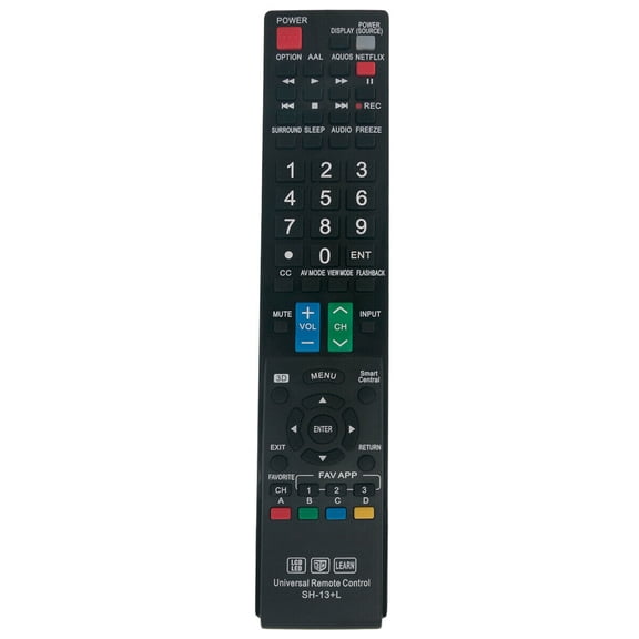 Remote Replace for Sharp TV B004WJSA GB005WJSA GA890WJSA GB118WJSA GJ221-C GJ221