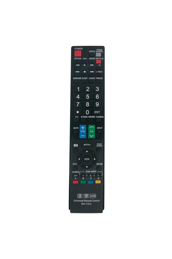 Remote Replace for Sharp TV B004WJSA GB005WJSA GA890WJSA GB118WJSA GJ221-C GJ221