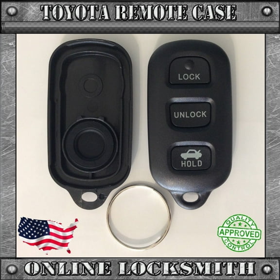 Remote Shell Keyless Entry Fob Case For Pontiac Vibe 2000-08 By Ri-Key Security