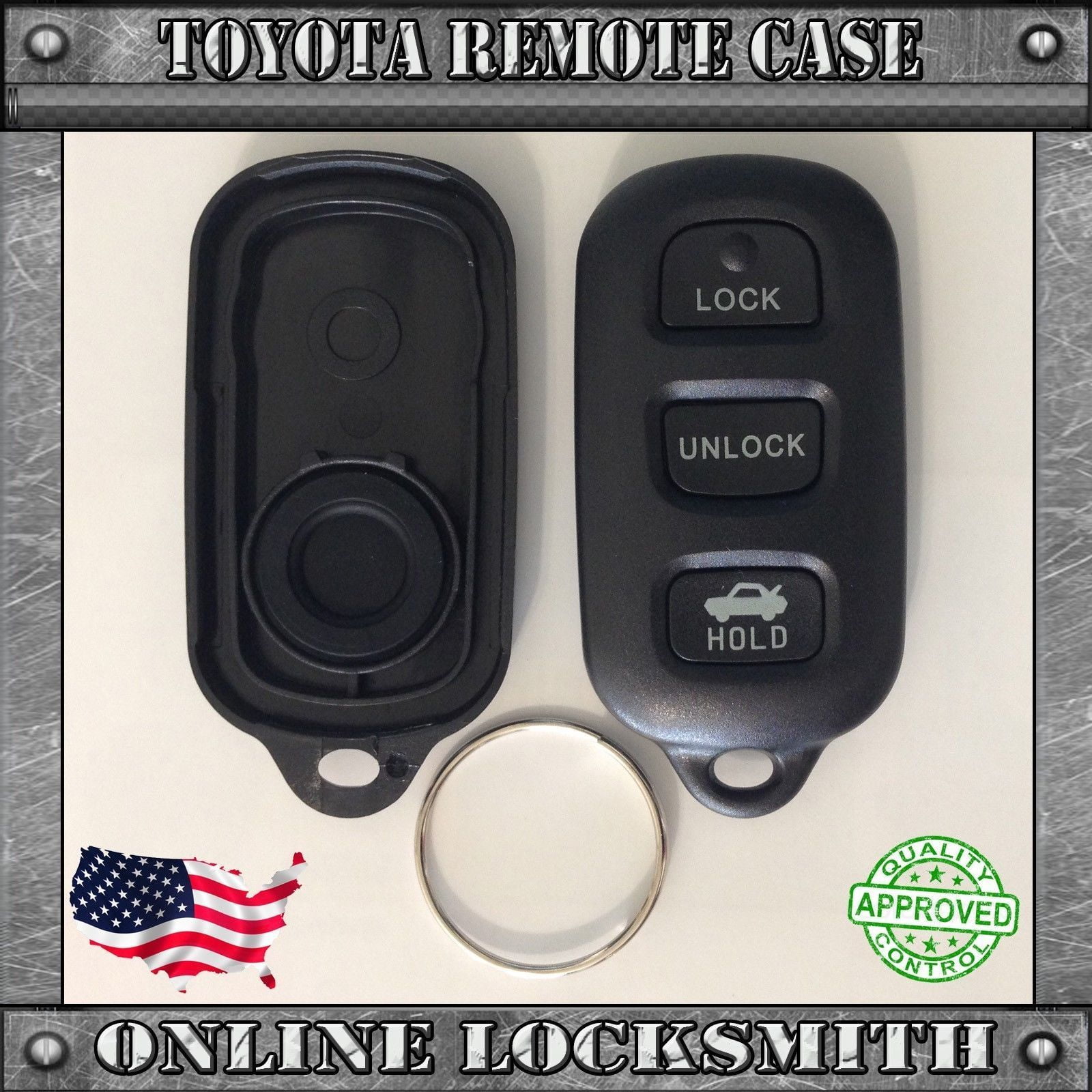 Replacement Keyless Entry Remote Shell Case – Fits Toyota Celica 2000-2006 – By Ri-Key