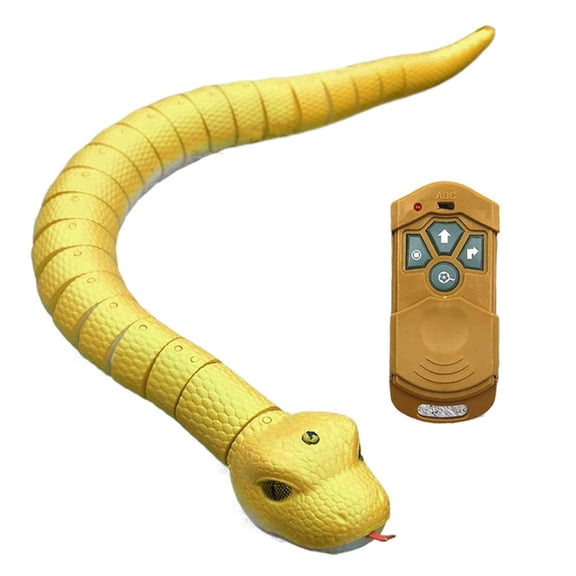 Remote Snake Toy Realistic Retractable Tongue RC Snake Pranks Gift 15M Control