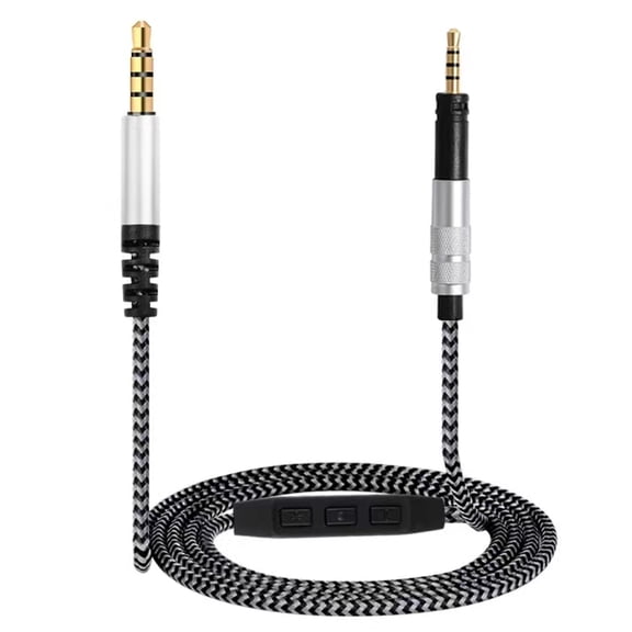 Remote Volume Control & Mic Headphone Cable for Sennheiser HD598 HD558 HD518 3.5mm Audio Jack TAPDRA Accessories