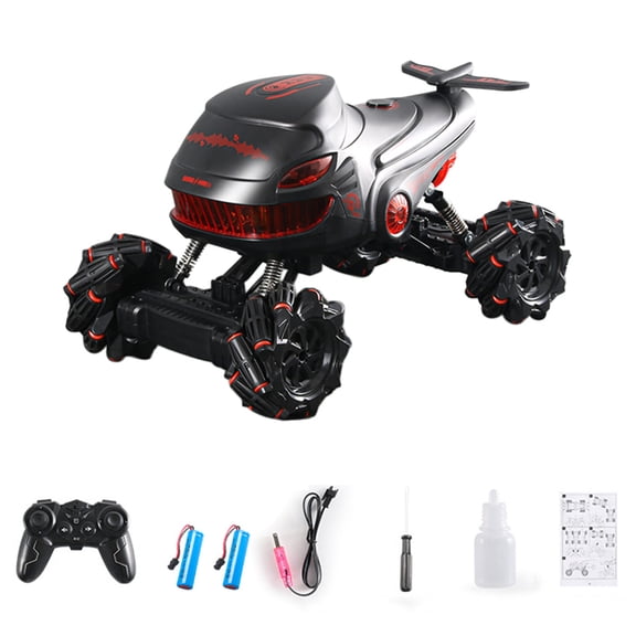 Remote car,2 Batteries Spray Sound 2 Batteries Car With Sound Hxber Buzhi Spray Birthday Red Car Car With Stunt Car Car Bortt Red 2 Battery