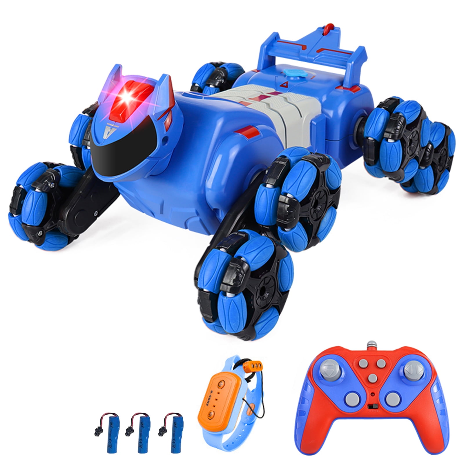 Remote  car,7 With 7 8-12 With And Toy Car Cars With Spary And With Led Car Stunt 3 Batteries And 8 Stunt With Spray Stunt Car Rotation Stunt Birthday And Wheels Cars  3 Battery