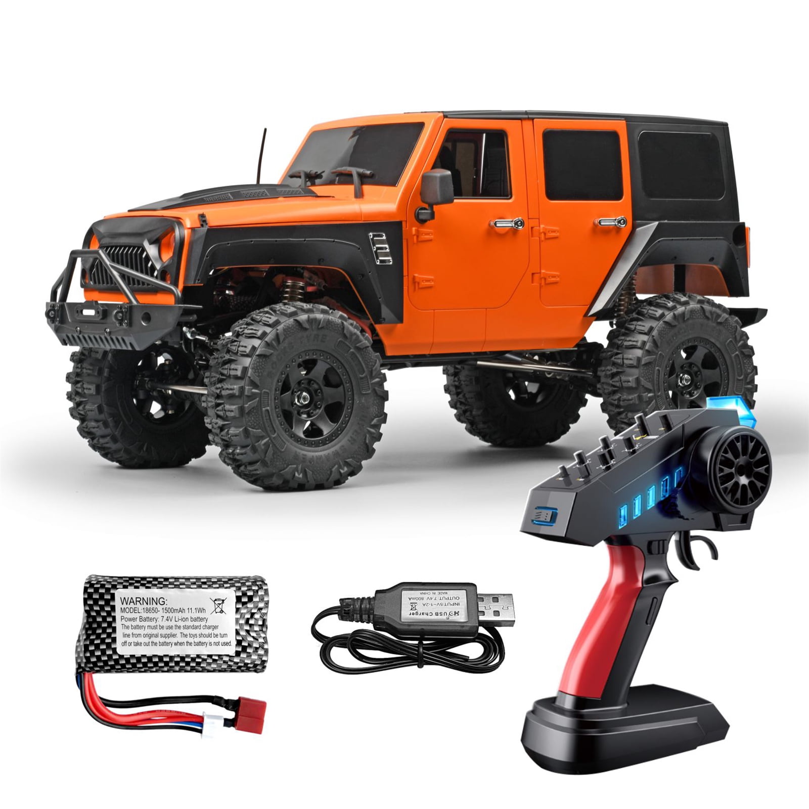 Remote  car,Scale Crawler Car 1 10 Scale Crawler Car With 10 Scale Crawler Car 1 10 Fapao Buzhi Bortt Hxber Huiop Orange 1 Battery