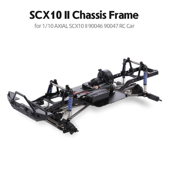 Remote car chassis,Ii 90046 90047 Frame 1/10 Scx10 Crawler Car Diy Scx10 Ii 90046 90047 90047 Crawler Mewmewcat Hxber Buzhi Black no Tires