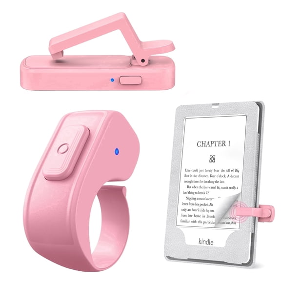 Remote Control Page Turner Ring for Kindle, Iphone Ipad Android Tablet E-Reader, Camera Shutter Video Recording Clicker