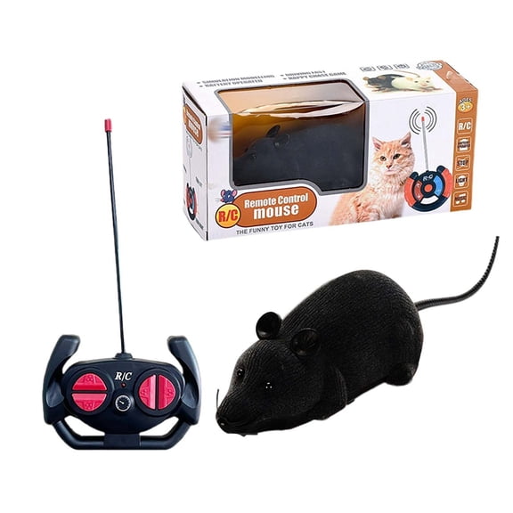Remote control car RC Funny Wireless Electronic Remote Control Pet Toy For Cats, 28x8.8 cm, Black