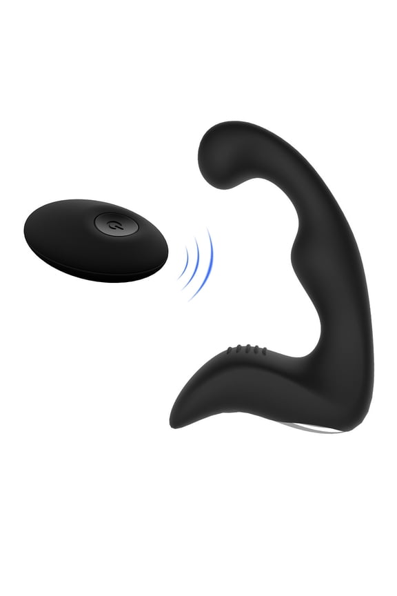 Remote control rear massager Prostate Male Erectile Massager, Butt Plug Anal Sex Toy with 9 Frequency Vibrating Testicles Urethra Stimulation