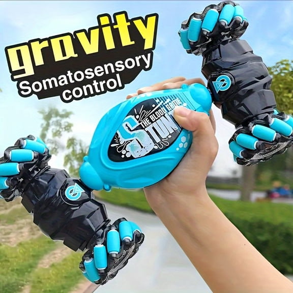 Remote control toy car stunt twist car. With music and lighting effects. The toy car has a built-in rechargeable lithium battery. The remote control requires the purchase of dry batteries on its own.
