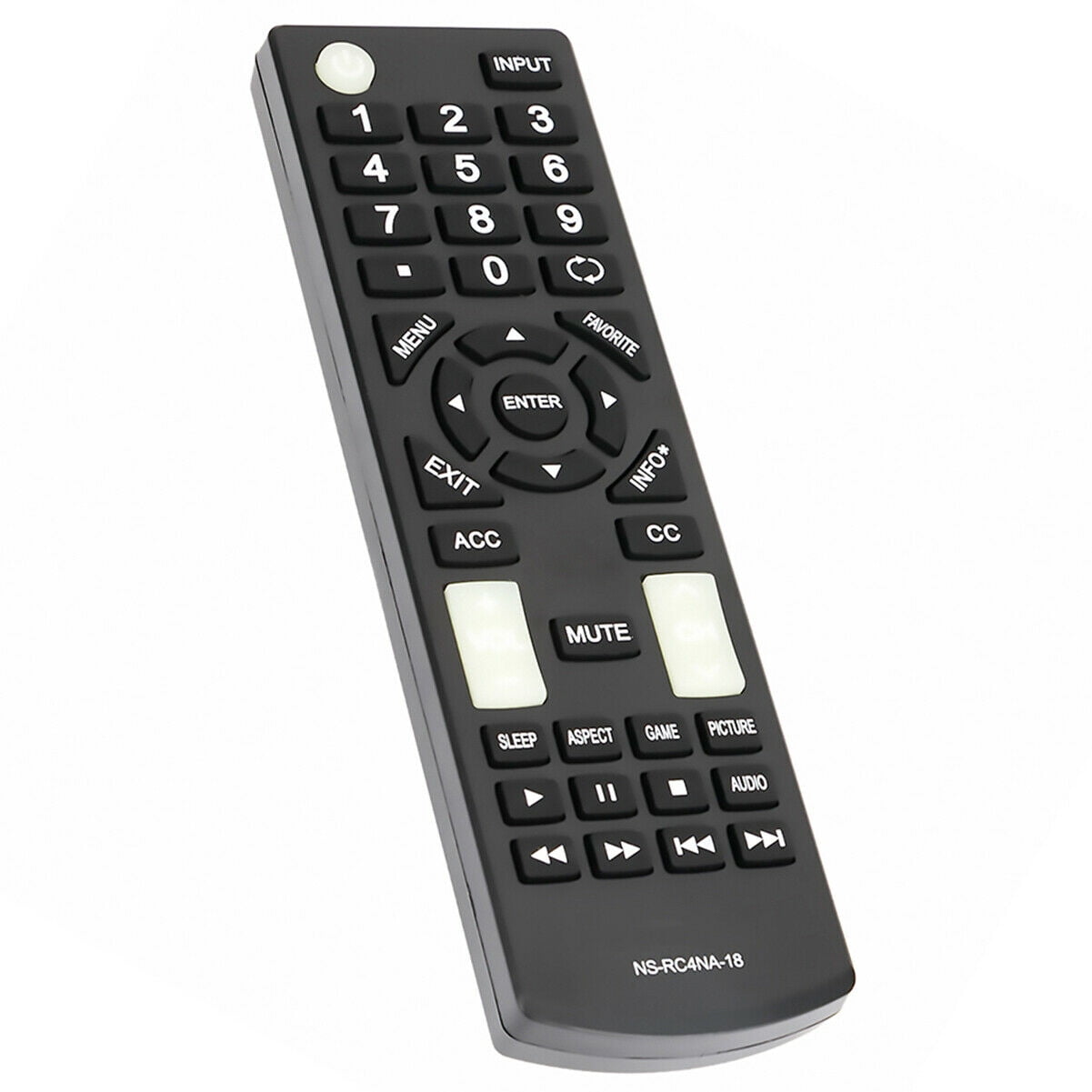 Insignia TV Remote, Model NSRC4NA18, Compatible with NS32D220NA18