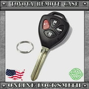 Remote key Shell Replacement For Toyota Camry 2006-2011 4 Buttons FOB By Ri-Key