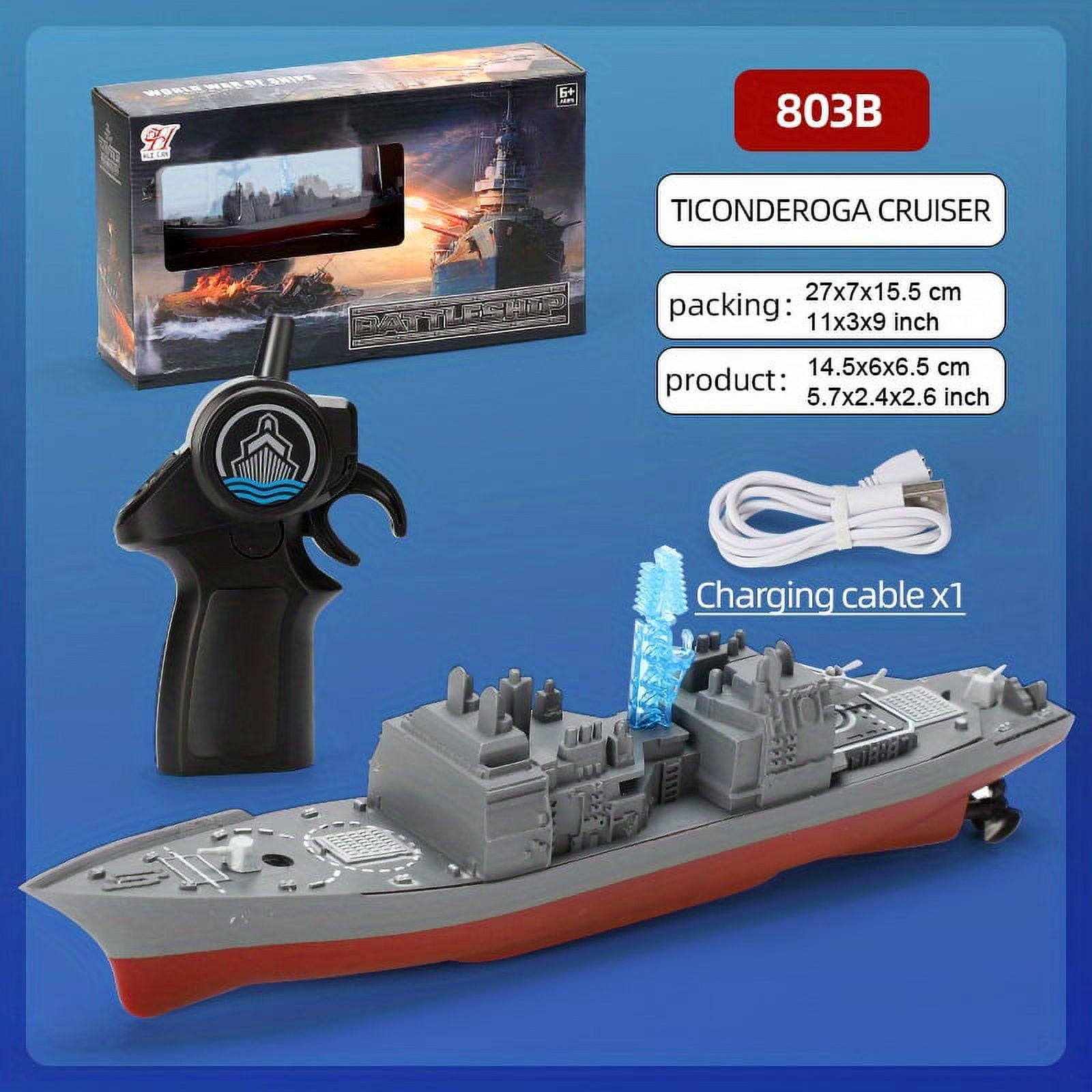 Remotely Controlled Warship Arleigh Burke Class Destroyer Ticonderoga
