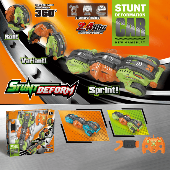 Remotely Deformed Car Twist Car Watch Induction Gesture Control Deformation Off-road Mode Flat Mode Avoid Obstacles