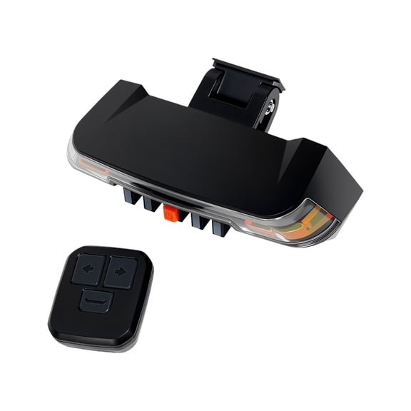 Remotes Controlled Cycling Tail Light With Smarted Brake Sensors and Fast Installation Brake Sensing Rear Light