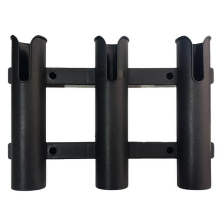 Removable 3 Tube Boat Fishing Rod Holder for Marine Kayak Side Mot CF X9H8