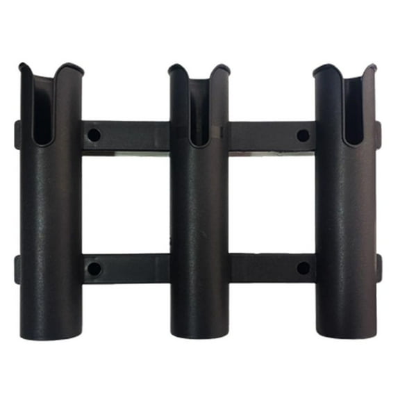 Removable 3 Tube Boat Fishing Rod Holder for Marine Kayak Side Mot CF X9H8