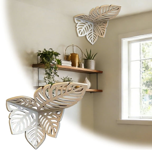 Removable 3D Corner Wall Decal Stickers, Peel and Stick 3D Optical Wall Art, Modern Visual Home Decor for Living Room Bedroom, Graphic Wall Arts for Office Dormitory, Reality Reshaping Decorations