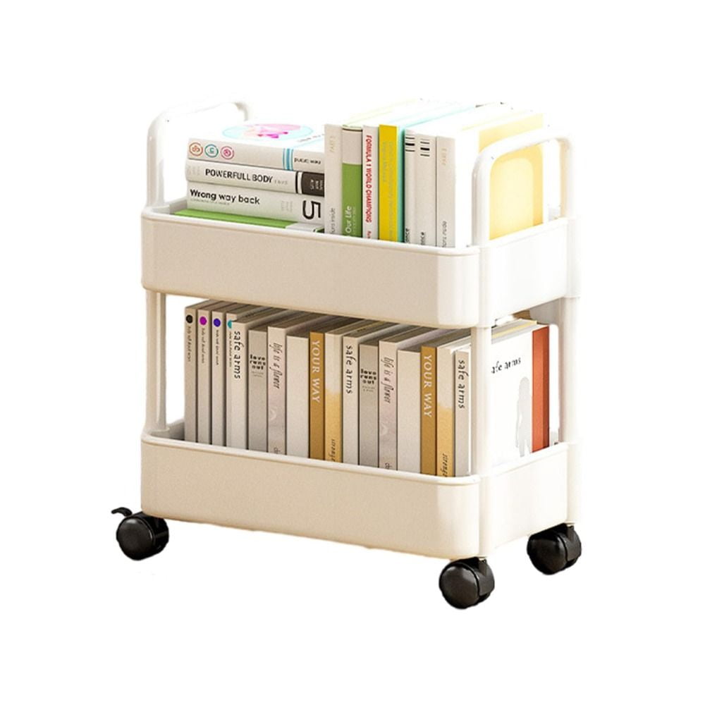 Removable Bedroom Household with Wheels Gap Storage Space Saving 2 Tier ...