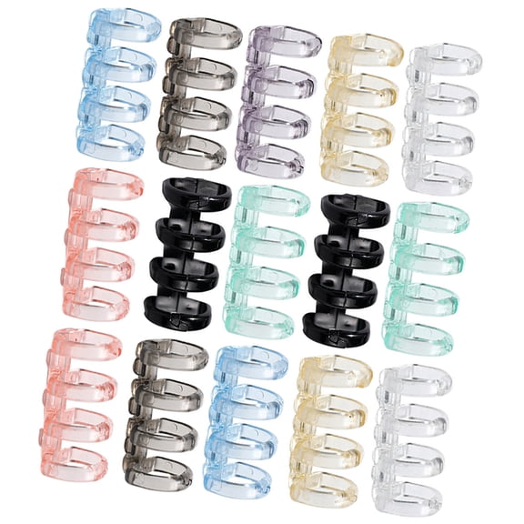 16 Pcs Removable Plastic Spiral Binding Coils Clips for Book Notebook Strip Teacher Supplies