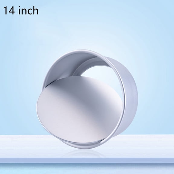Removable Bottom Cake Tin,14 inch Round Cake Pan, Nonstick Baking Pan, Aluminum Alloy Bakeware, Leakproof Cake Mold, Even Heating Cake Pan, Stackable Baking Tray for Birthday Layered Cake Baking