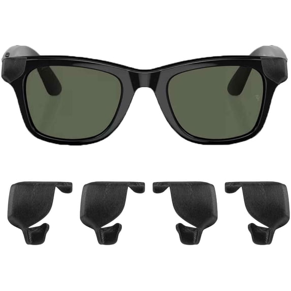 Removable Camera Lens Protective Cover for Meta Ray-Ban Smart Glasses (4-Pack) - Dust and Scratch Resistant Privacy Protection (for Headliner)