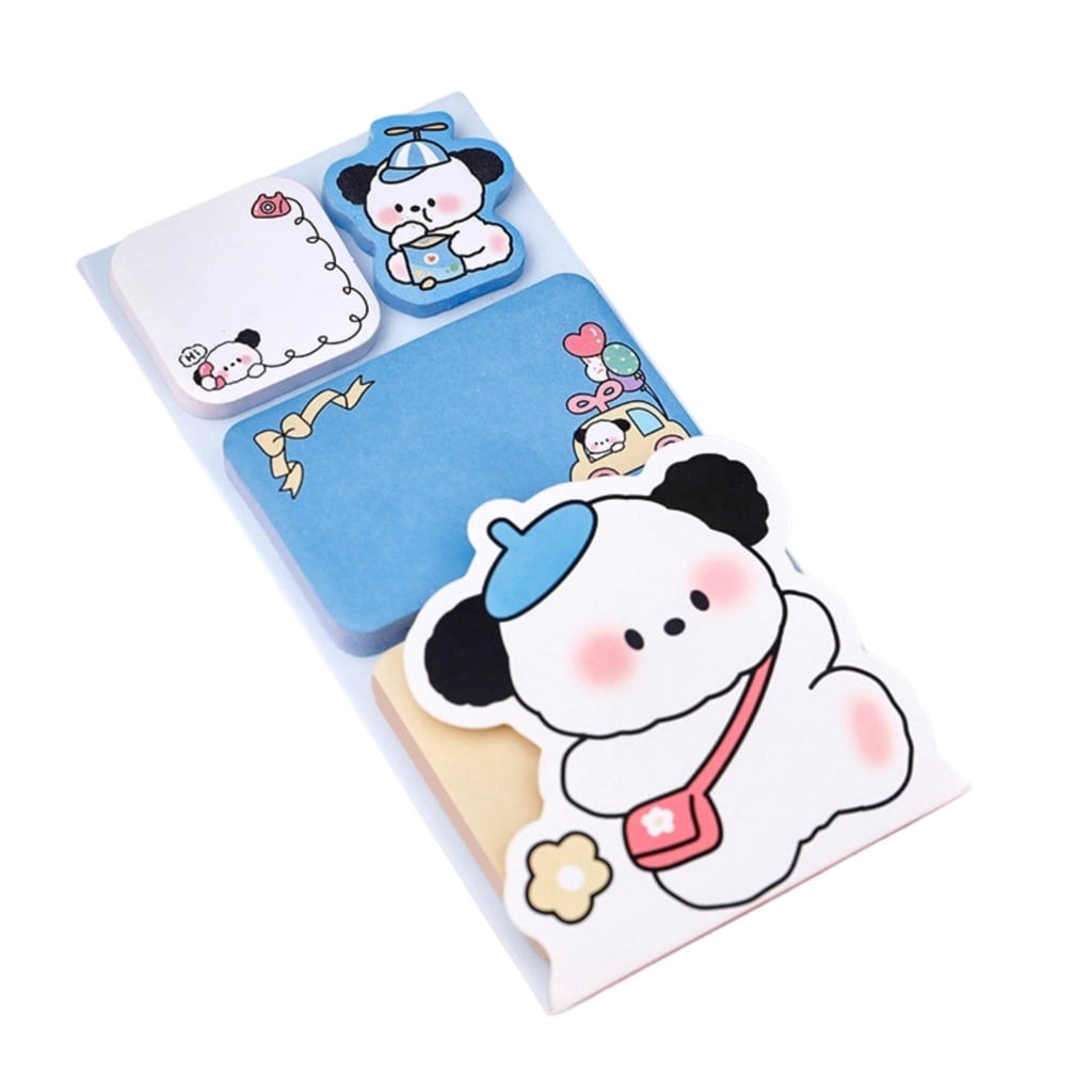 Pets Design Note Removable Cartoon Pet Shape Design Stick Note Multipurpose Strong ...