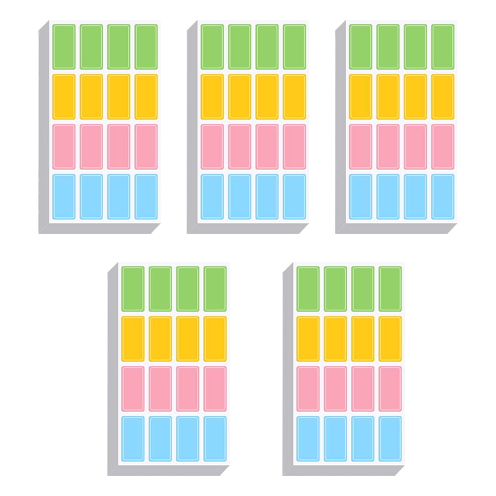 Removable ColorCoding Labels , Removable Adhesive, Assorted Colors For