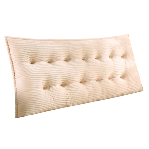 Removable Cover Large Full Size Reading Bolster Backrest Headboard Cushion For Household Rest