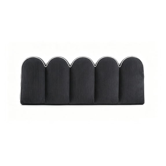 Removable Cover Long Shape Reading Headboard Bolster Pillow, Full Coverage Backrest Cushion For Dorm Bed Sofa