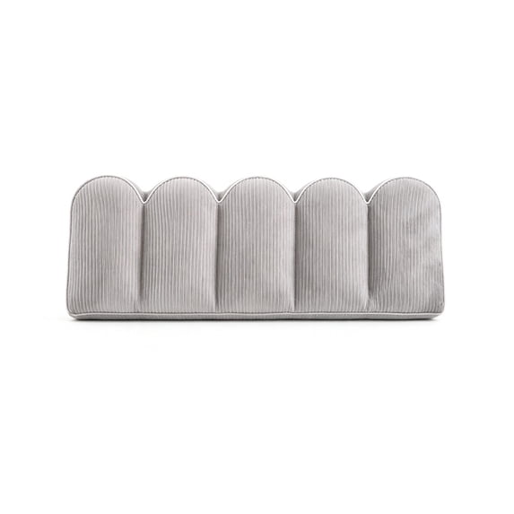 Removable Cover Long Shape Reading Headboard Bolster Pillow, Full Coverage Backrest Cushion For Dorm Bed Sofa