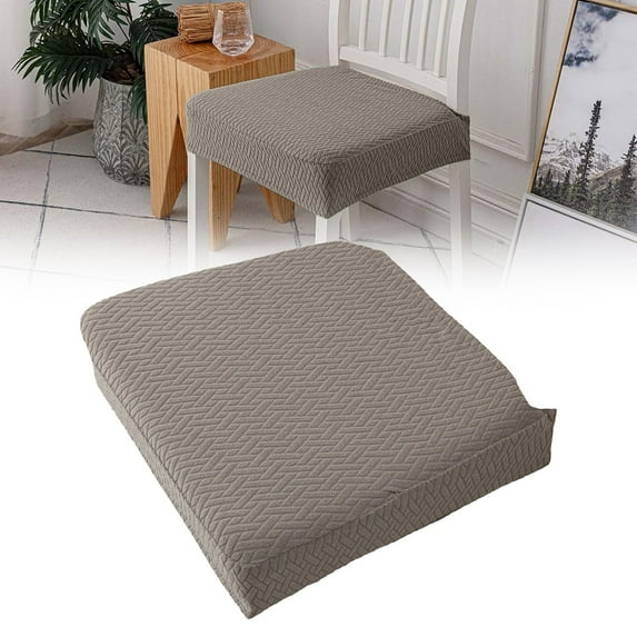 Removable Dining Chair Cover 1Pc Washable Chair Covers for Dining Chairs Anti-Dust Seat Covers for Dining Room Chairs Waterproof Dining Room Chair Seat Covers Chair Cushion Covers Chair Slipcovers D