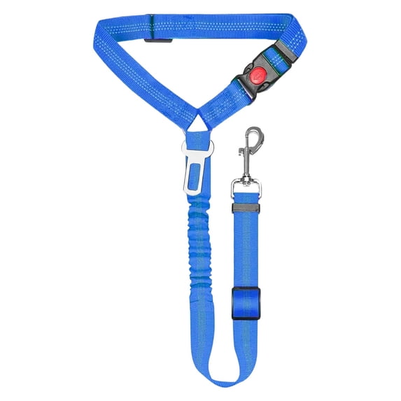 Removable Dog Seat Belt Harness for Car, Dog Car Harness Adjustable, Headrest Dog Car Seat Belt Restraint Puppy, Elastic Pet Dog Seatbelt Harness, Strong Leads Harness for Cats Dogs and Pets
