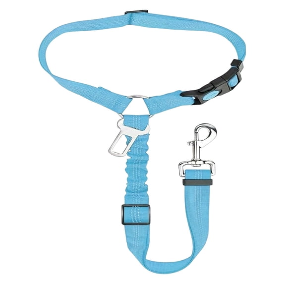 Removable Dog Seat Belt Harness for Car, Dog Car Harness Adjustable, Headrest Dog Car Seat Belt Restraint Puppy, Elastic Pet Dog Seatbelt Harness, Strong Leads Harness for Cats Dogs and Pets
