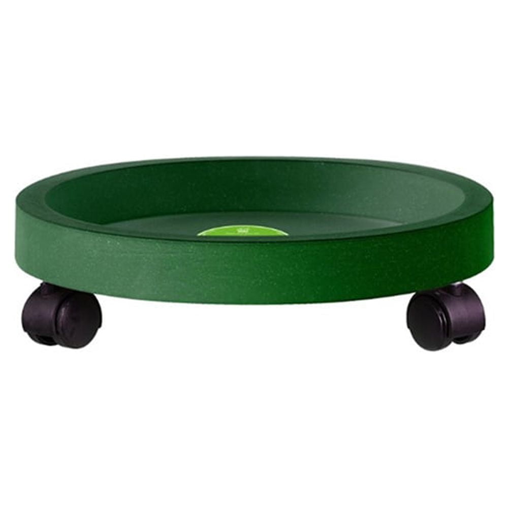 Removable Flower Pot Tray Universal Wheels Round Plastic Tray Flower