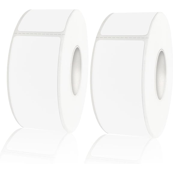Removable Freezer Labels, Date Label 1x3 Inch Food Storage Stickers, Waterproof Oil Resistant Easy Clean Leaves no Residue 250 Total Per Roll,2 Rolls
