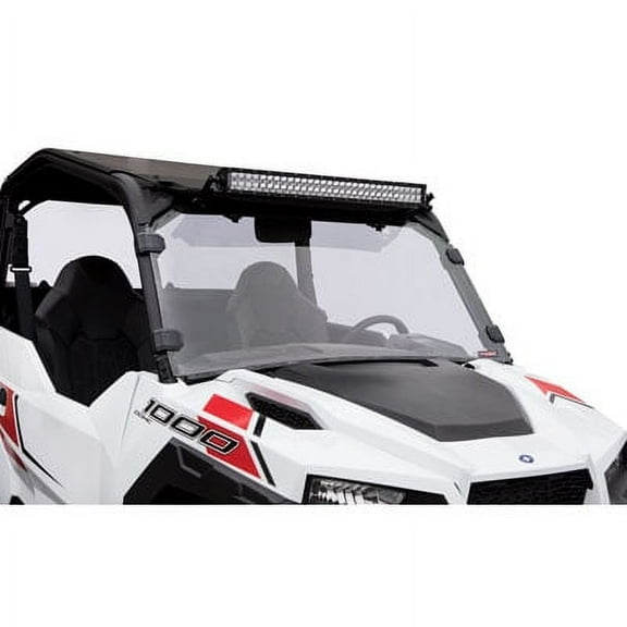 Removable Full Windshield Clear - Scratch Resistant Compatible With Polaris GENERAL 1000 EPS 2016-2021