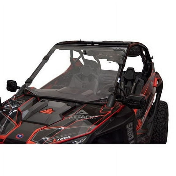 Removable Full Windshield Clear - Scratch Resistant For use with Roof Compatible With Polaris RZR Turbo R Sport 2022-2023