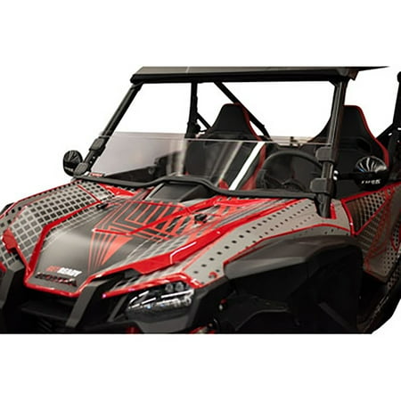 Removable Half Windshield Clear - Compatible With Honda Talon 1000X Fox Live Valve 2021